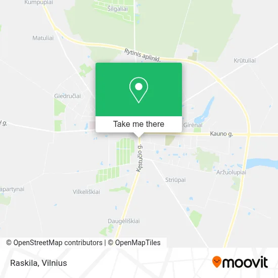 Raskila map