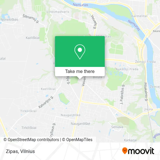 Zipas map