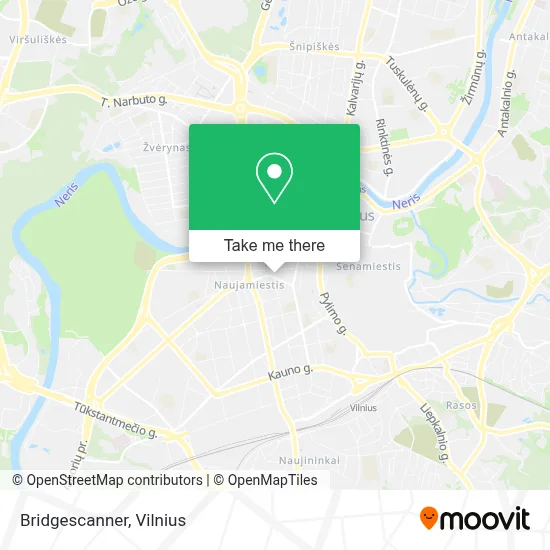 Bridgescanner map