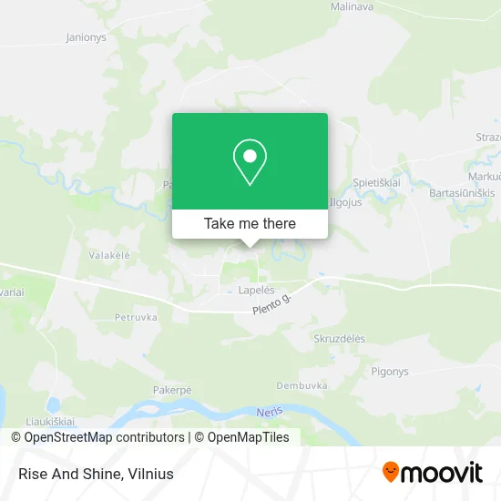 Rise And Shine map