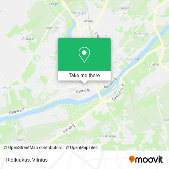 Ridikiukas map