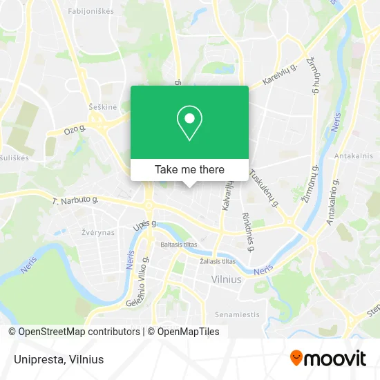 Unipresta map
