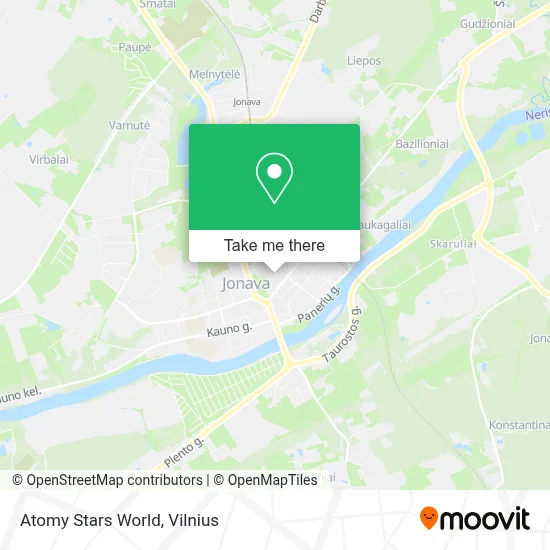 Atomy Stars World map