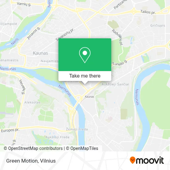 Green Motion map