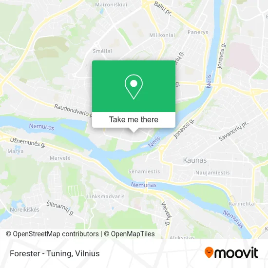 Forester - Tuning map