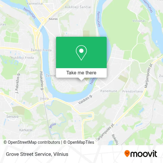 Grove Street Service map