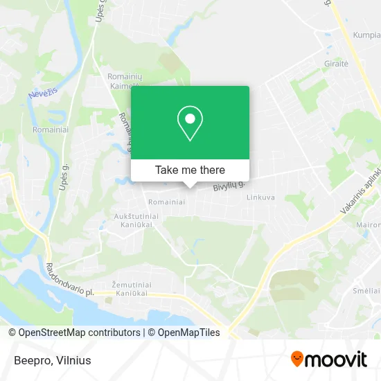 Beepro map
