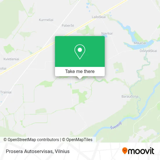Prosera Autoservisas map
