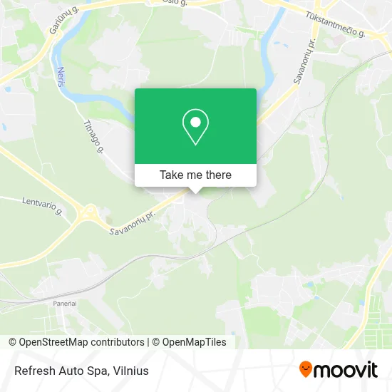 Refresh Auto Spa map