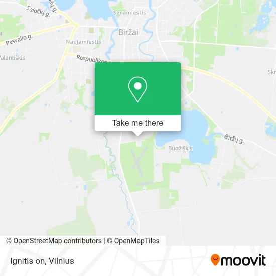 Ignitis on map