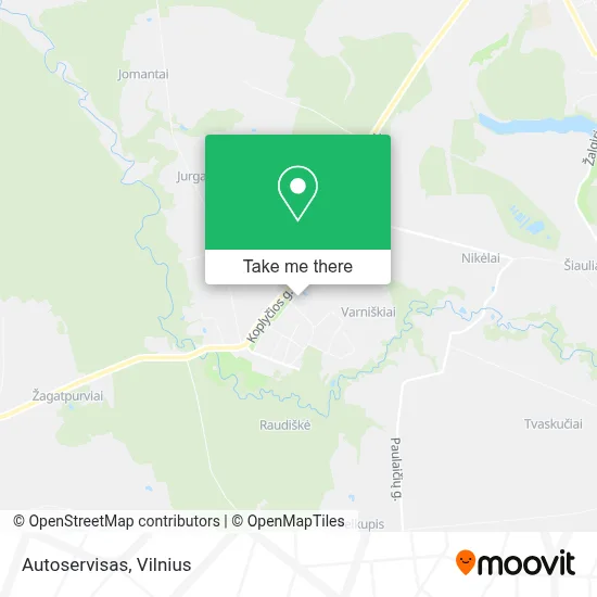 Autoservisas map