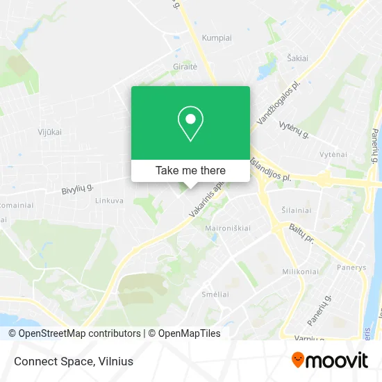 Connect Space map