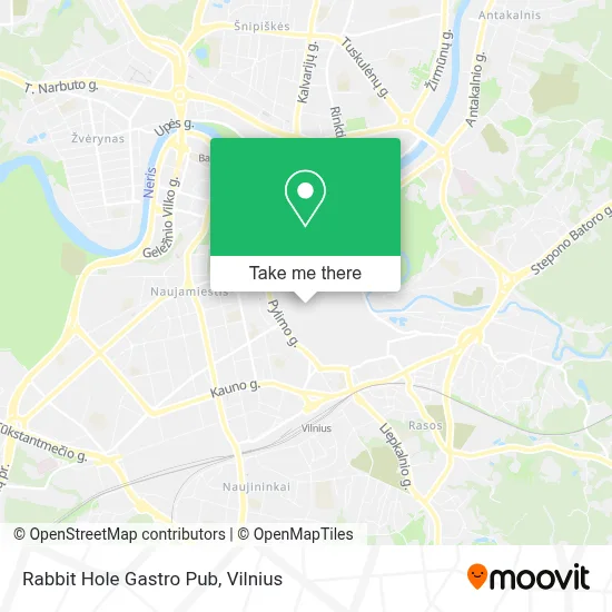 Rabbit Hole Gastro Pub map