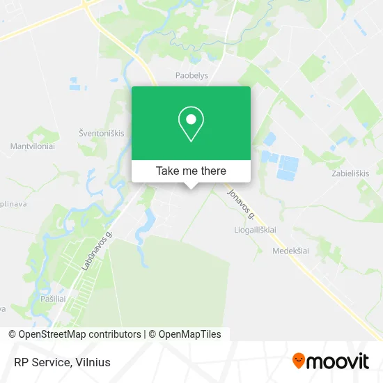 Rp Service map
