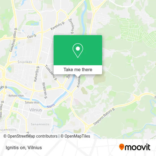 Ignitis on map