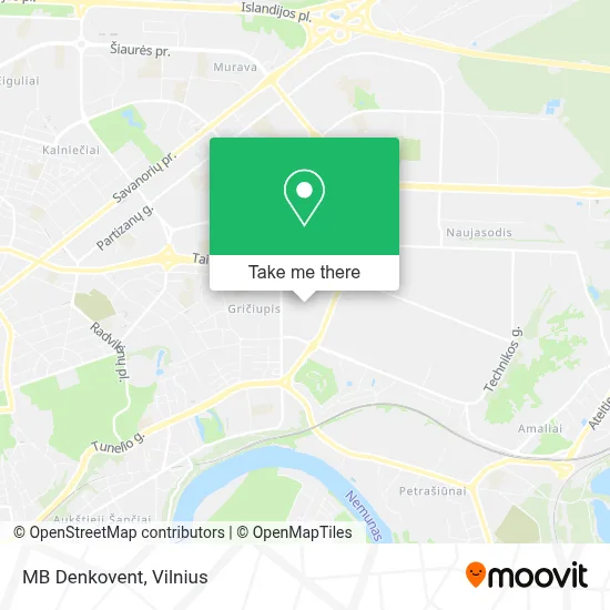 MB Denkovent map