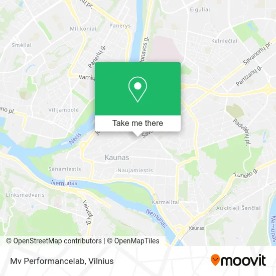 Mv Performancelab map