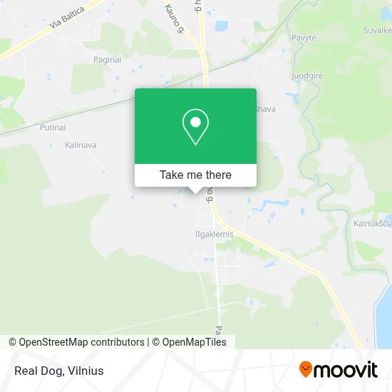 Real Dog map