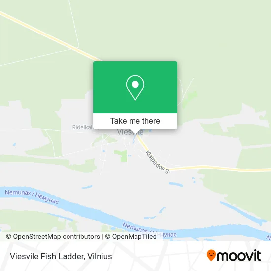 Viesvile Fish Ladder map