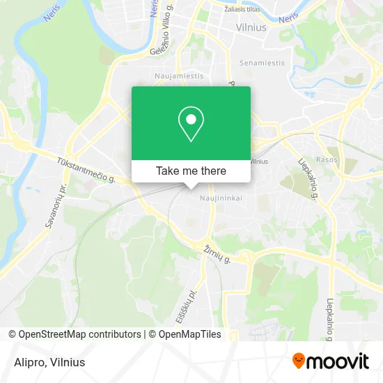 Alipro map