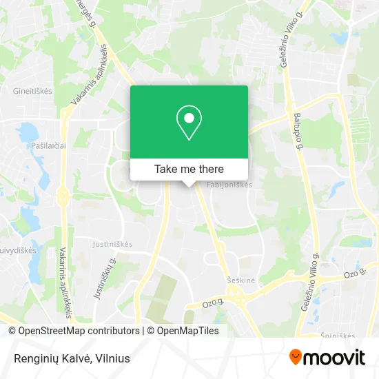 Renginių Kalvė map