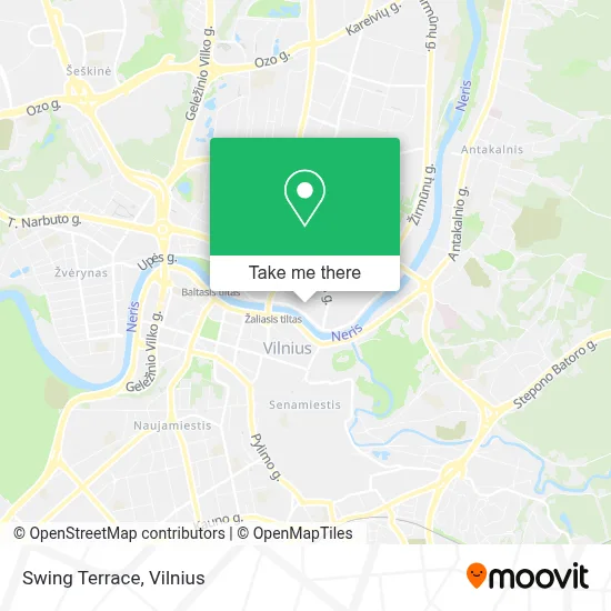Swing Terrace map