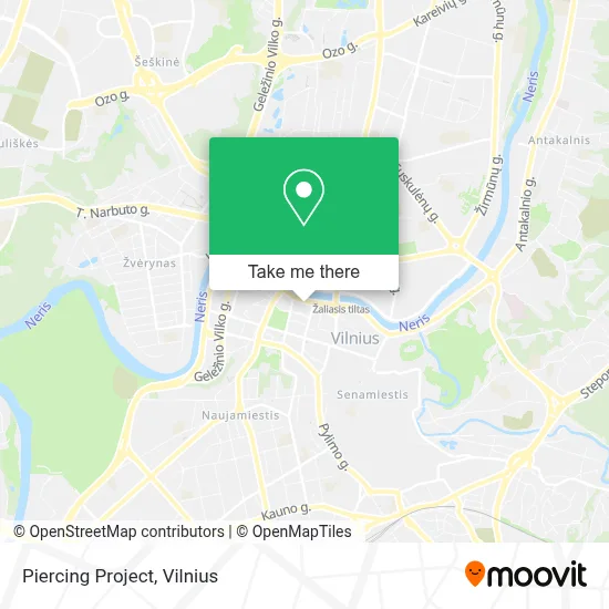 Piercing Project map