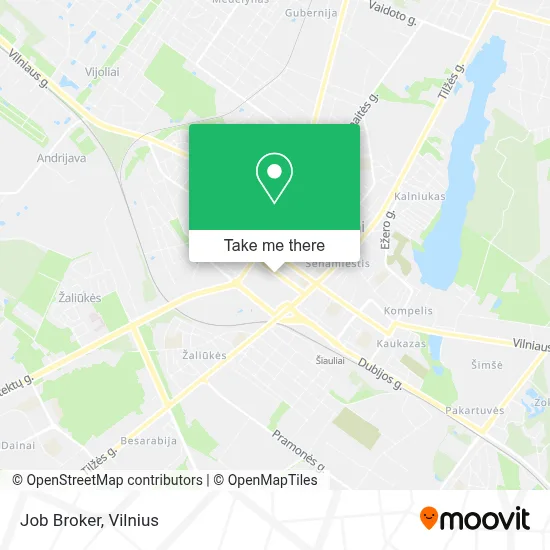 Job Broker map
