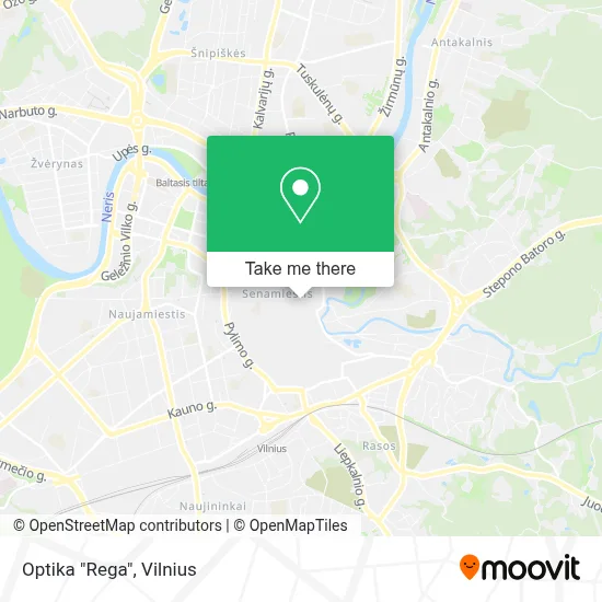 Optika "Rega" map