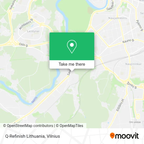 Q-Refinish Lithuania map