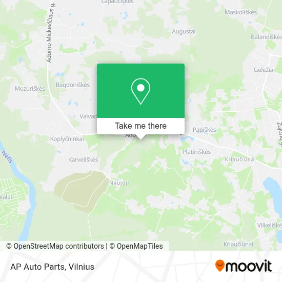 Ap Auto Parts map