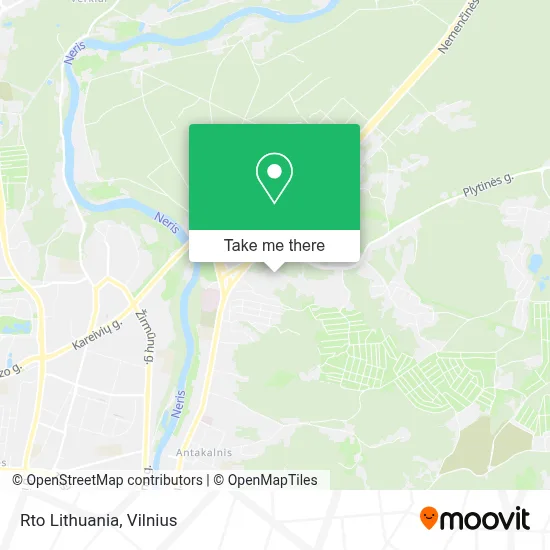 Rto Lithuania map