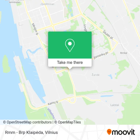Rmm - Brp Klaipėda map