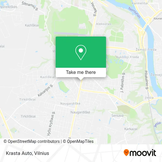 Krasta Auto map