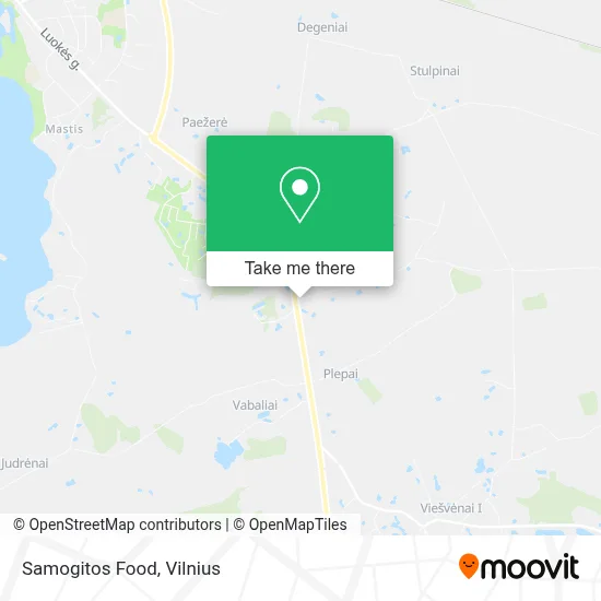 Samogitos Food map