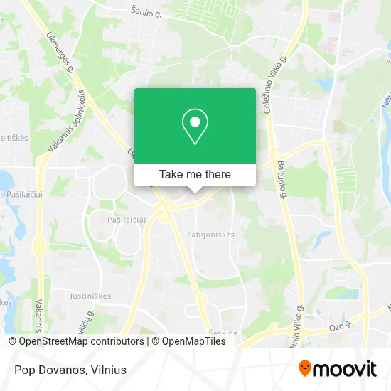 Pop Dovanos map