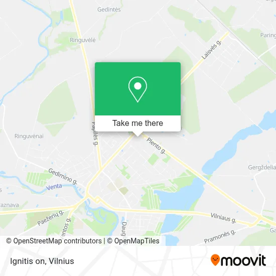Ignitis on map