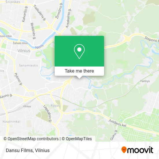 Dansu Films map