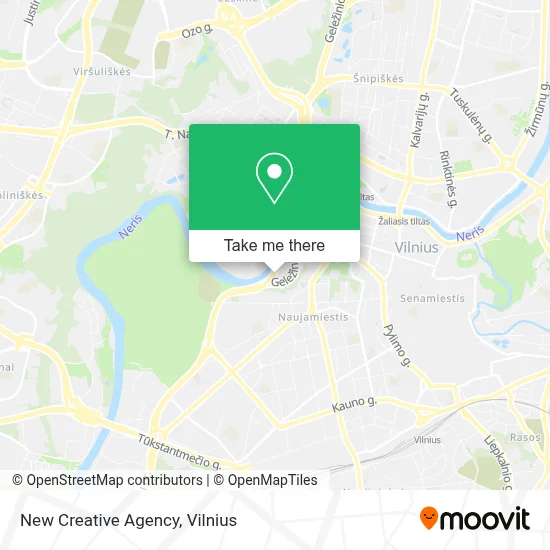 New Creative Agency map