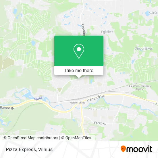 Pizza Express map