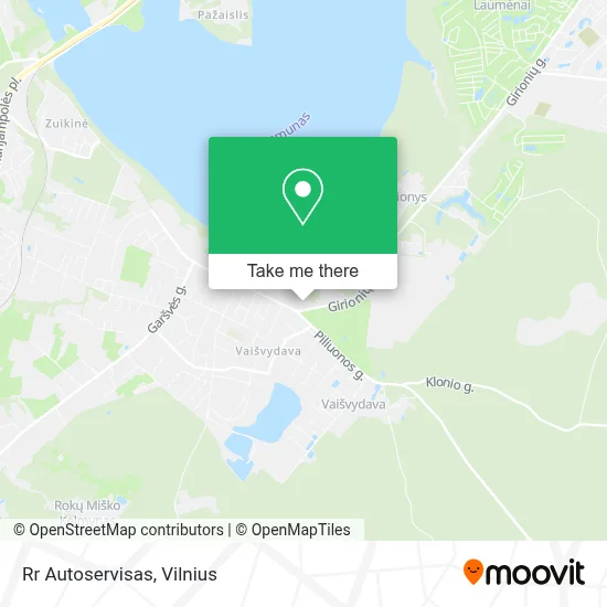 Rr Autoservisas map