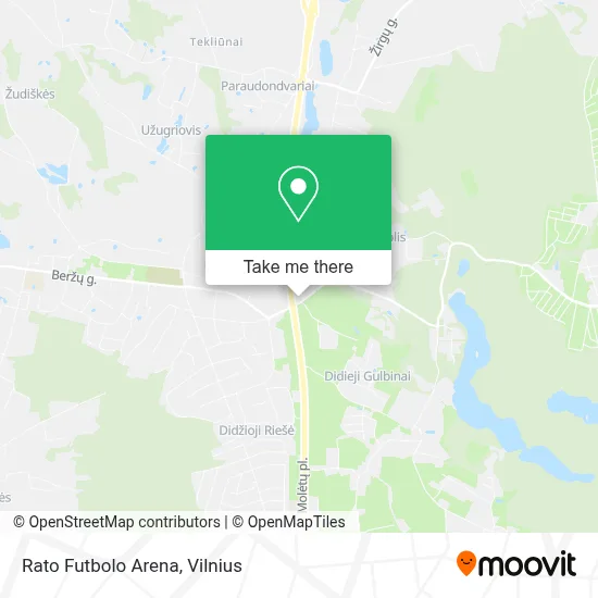 Rato Futbolo Arena map