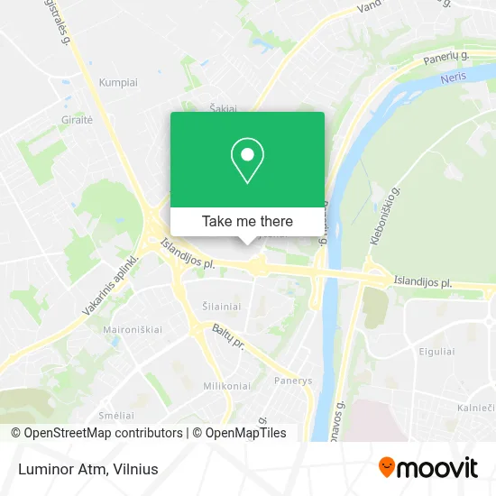 Luminor Atm map