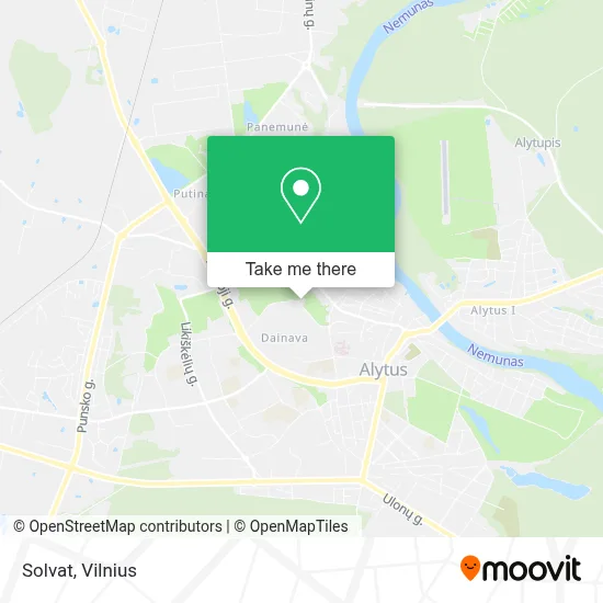 Solvat map