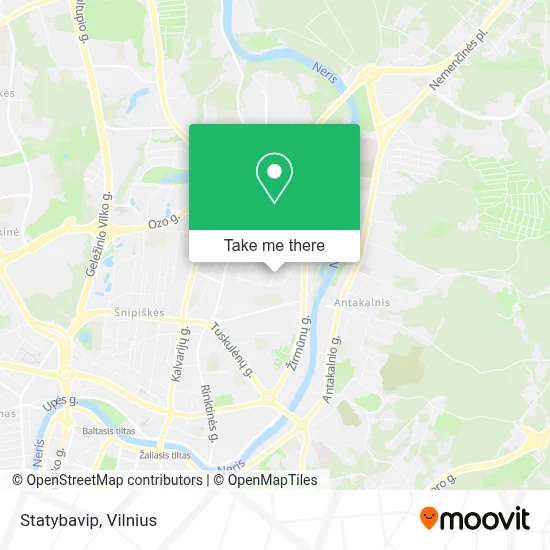 Statybavip map
