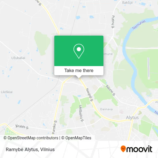 Ramybė Alytus map