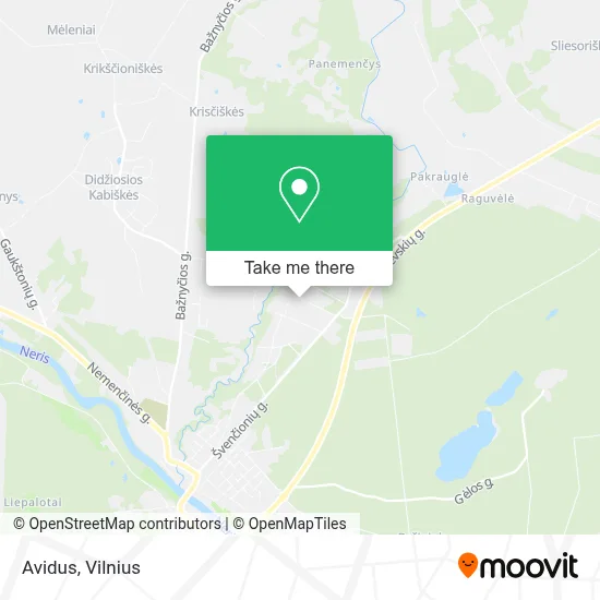 Avidus map