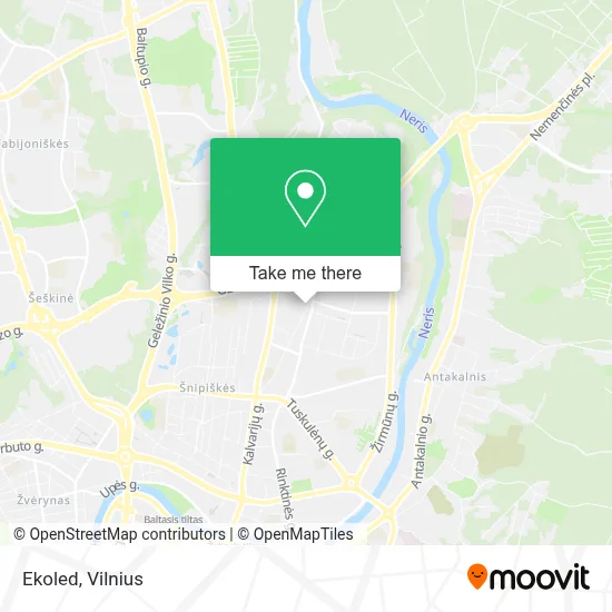 Ekoled map