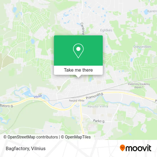 Bagfactory map