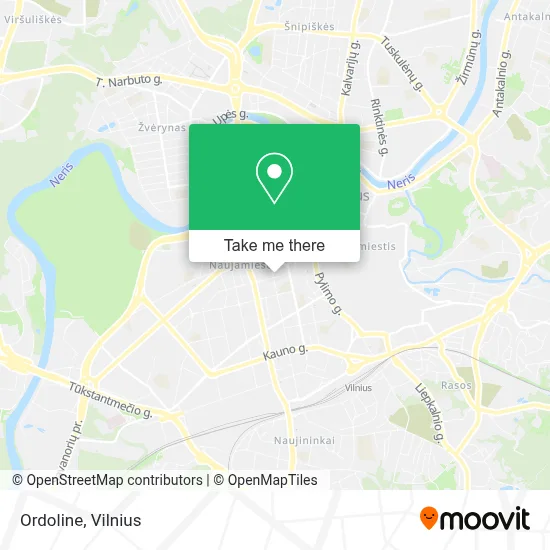 Ordoline map